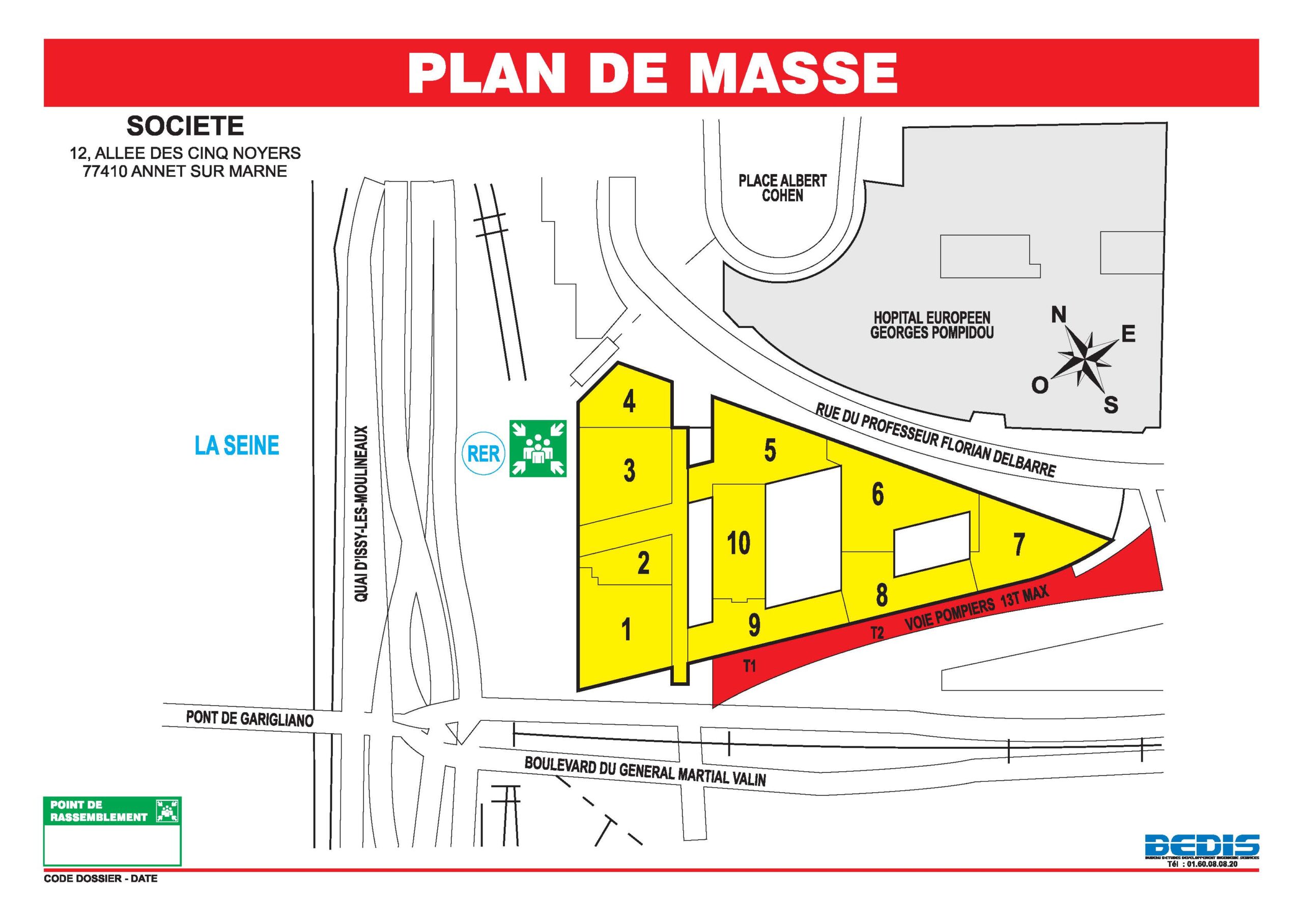 PLAN DE MASSE - 1