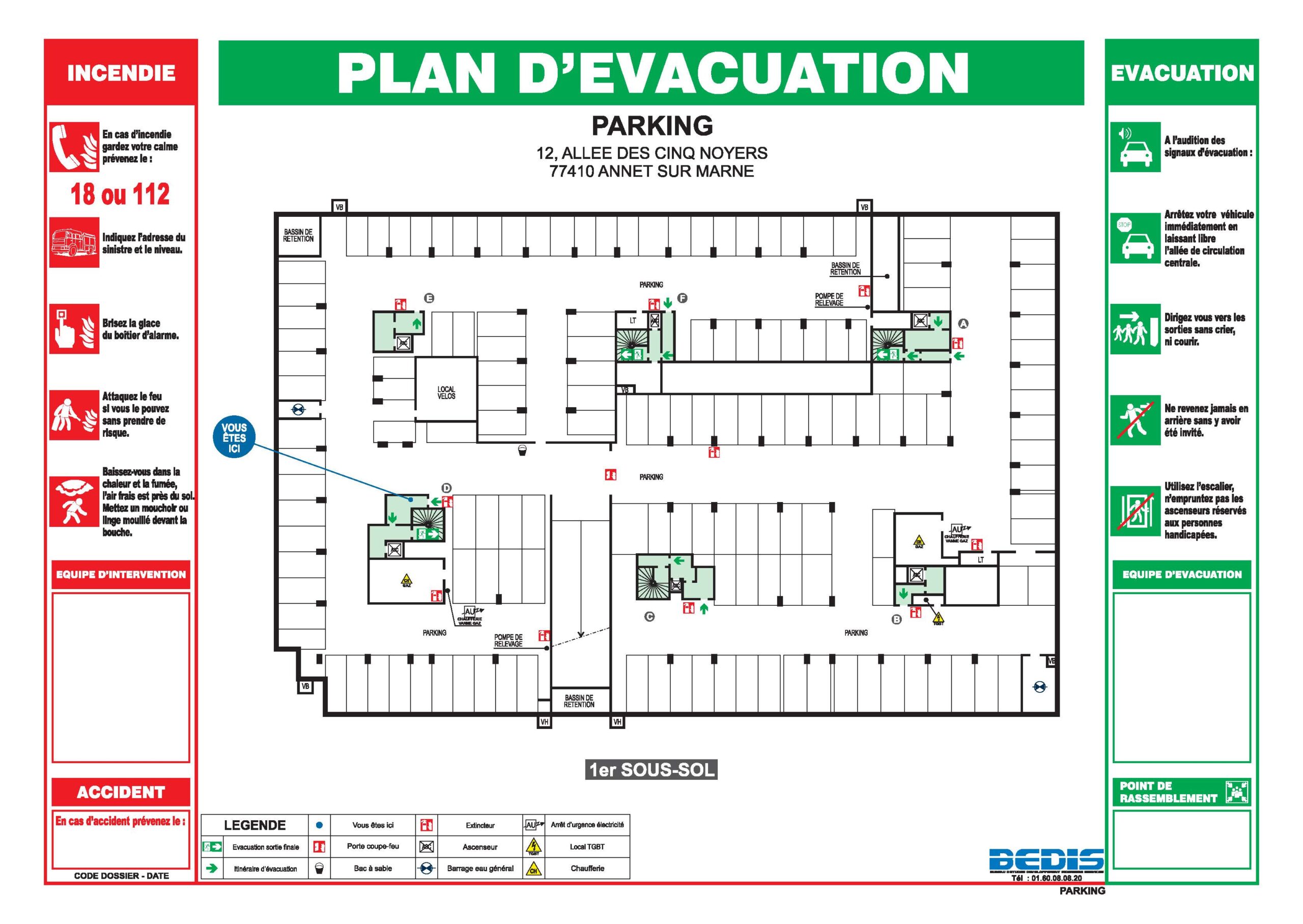 PLAN EVACUATION - 1